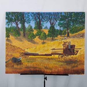 Bea S painting THE‎ OLD FARM oil painting